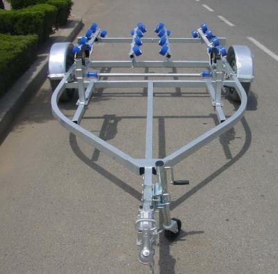 China BOAT TRAILER 4.6M GALVANIZED HEAVY DUTY JET SKI TRAILER DOUBLE WITH TOOL BOX CT0064S for sale