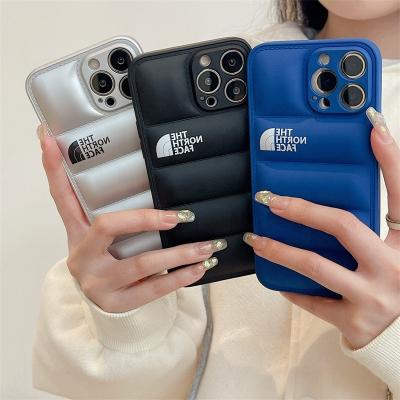 China TNF Fashion Stripper Shockproof Case With Strap Cover Soft Touch Liquid Stripper Bottom Jacket Phone Case Cover For iPhone 14 13 12 11 pro max for sale