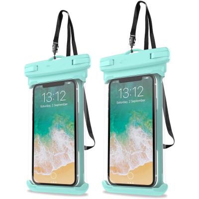 China Waterproof Universal Customize Logo Waterproof Bag IPX8 PVC Floating Mobile Phone Waterproof Bag For Swimming Diving Fishing for sale