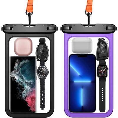 China Wholesale IPX8 Waterproof PVC Swimming Waterproof Cell Phone Filter Bezel Pocket Waterproof Beach for sale