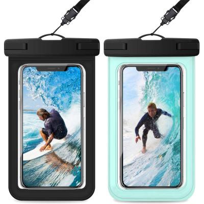 China Waterproof Case Logo Swim Waterproof Travel Bag Custom Bathroom Phone Pouch Cell Phone Bag Waterproof Cover Cell Phone Case for sale