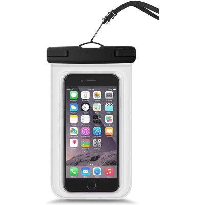 China Waterproof IPX8 Waterproof Phone Pocket Case Mobile Phone Accessories Waterproof Phone Bag for Boating Swimming for sale