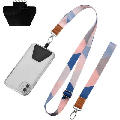 China Nylon For Lanyard Rope Card Holder Adjustable Phone Strap Universal Cell Phone Holder Lanyard Patch Lanyard Patch 13 for sale