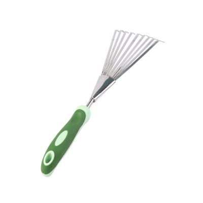 China GARDEN OR OUTDOOR Garden Tool Cheap Wholesale Garden Rake 9 Teeth Stainless Steel for sale