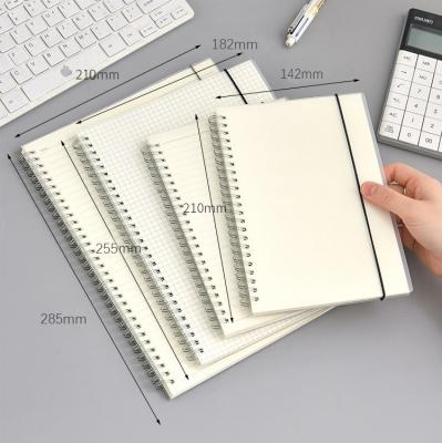 China Paper Writing Notebooks Spiral ECO Book Coil Notebook With Elastic Band Paper Notebook For Promotion Gift for sale