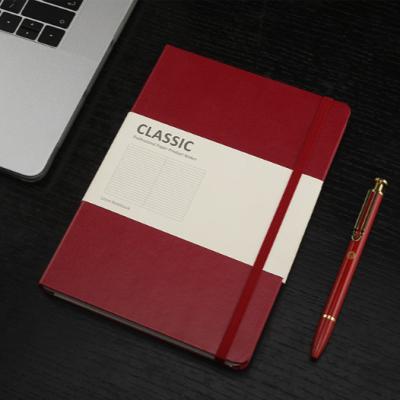 China Paper Journaling Notebooks Wholesale High Quality PU Leather Cover Journal A4 A5 A6 Paper Hardcover Book Custom Notebook for sale