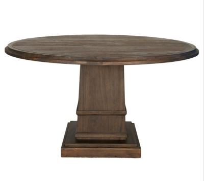 China Dining Room Furniture Round Wood Dining Table for family , hotel , restaurant for sale