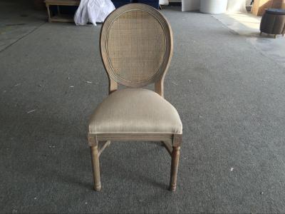 China Tela francesa del estilo que cena la silla, muebles artísticos del comedor del bastón apilable en venta