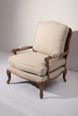 Chine Tissu de toile de meubles de tissu de style français à la maison de coussin, chaises en bois de loisirs de sofa à vendre