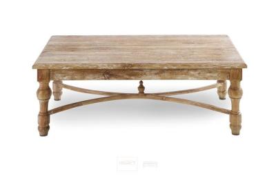 China Antique Living room furniture Wooden oak wood rectangular coffee table for sale