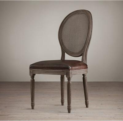 China Burgundy Black And White Leather Dining Chairs For Hotel / Restaurant / Home for sale