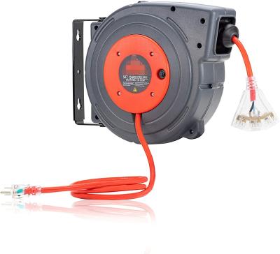 China Home Appliance Retractable Extension Reel With Retractable Swivel Bracket Rope Reel for sale