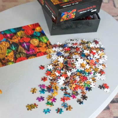 China Cartoon ICTI toy puzzle 1000 pieces jigsaw wholesale adult jigsaw puzzle 1000 pieces educational toy for sale