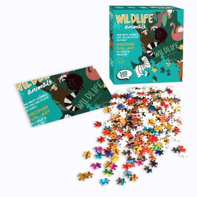 China Cartoon Toy Factory Customized Children's Puzzle Game Customized Cartoon Jigsaw Animal Jigsaw Puzzle for sale