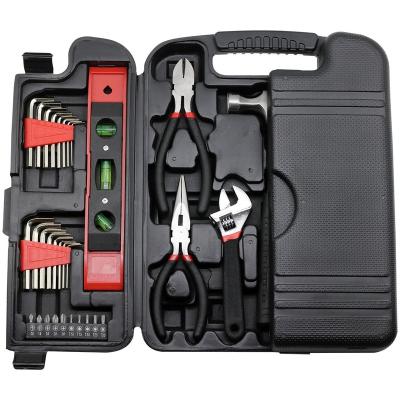 China Repairing Tools Box Household Wrench Pliers Screwdriver Set Work-Box Hand Bicycle Auto Repair Kit Sets DIY Tool for sale