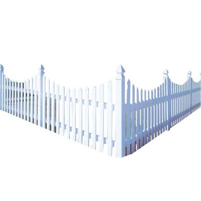 China Outdoor Decorative Garden Style Vinyl Fence Panels White Plastic Easily Assembled American Fence Wholesale for sale