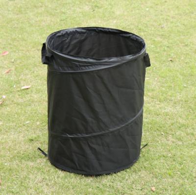 China Large Capacity Sustainable Wholesale Foldable Strong Outdoor Trash Can For Sweeping Leaves Picninc Cleaning for sale