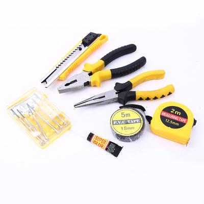 China New multi-function combination tool household hardware tool kit 10 pieces of maintenance tool box set combination multi-function tool for sale