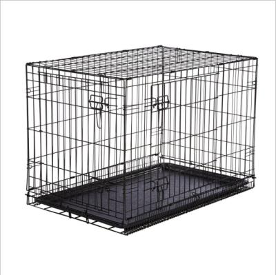 China Large Dog Cage CLASSICS Iron Cage Household Small And Medium Pet Teddies With Toilet Fence Indoor Outdoor Dog Kennel for sale