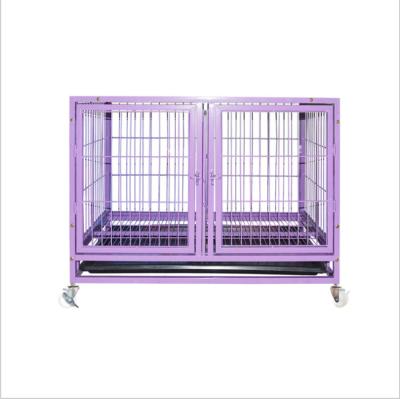 China Fashion Manufacture Hot Selling Pet Cages High Quality Multi Layer Metal Iron Dog Cage With Wheels Pet Cage Dog for sale