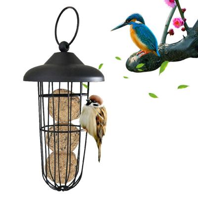 China Non-automatic Bird Feeder Hanging Automatic Bird Feeder Outdoor High Quality Metal Bird Feeder Pet Carrier Utensils for sale