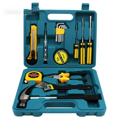 China Wholesale Household Tool Hardware Tool Box 12 Pieces Gift Box Tool Kit With Emergency Tools for sale