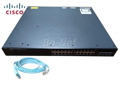 China 24 Port POE Cisco Managed Switch , Cisco Ethernet Switch 4x1G Uplink IP Base WS-C3650-24PS-S for sale