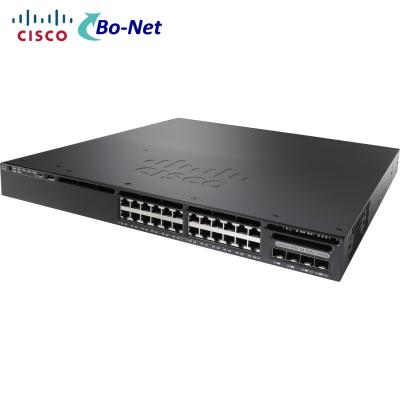 China Original Cisco Catalyst 3650 24 Port PoE 2x10G Uplink LAN Base WS-C3650-24PD-S Switch for sale