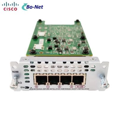 Chine Branchez la carte NIM-4FXO de hub d'interface de voix de mise en réseau de ports du module 4 d'émetteur-récepteur de Cisco à vendre