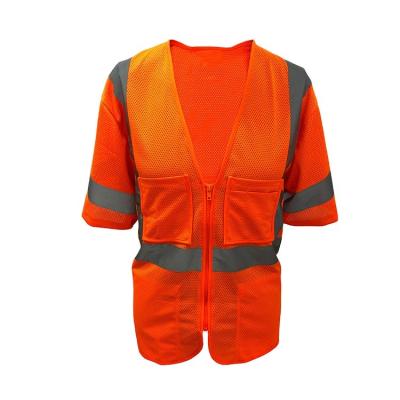 China Factory price reflective cheap hot sale and high quality reflective safety shirts men workwear for sale