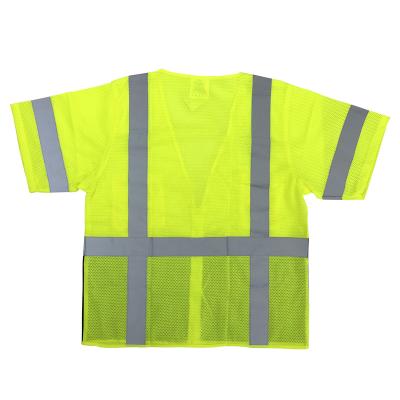 China High quality reflective and high visibility china hot sale safety reflective shirt for walk for sale