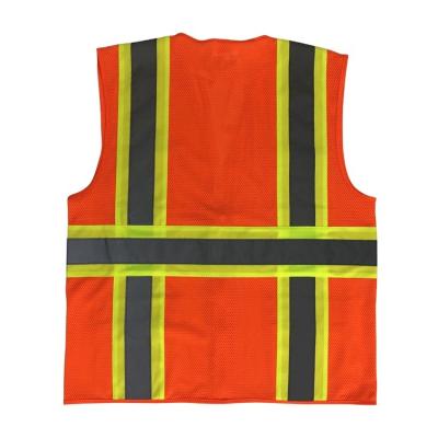 China Reflective Vest High Visibility Reflective Construction Safety Vest Road Construction Clothing for sale