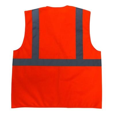 China High Reflective Mens Visibility Vest Road Safety Reflective Clothing With Pockets Construction Reflective Vest for sale