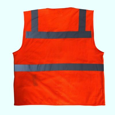 China Reflective Surface Construction Customized Safety Vests Reflective Material High-Visibility Safety Vests for sale