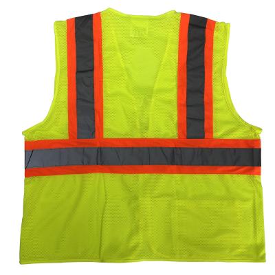 China Factory wholesale high quality custom high gloss china safety eco-friendly reflective vest for sale