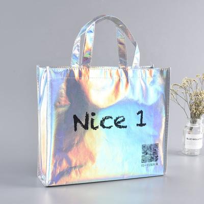 China Handled Your Non Woven Shopping Laser Logo Bag for sale