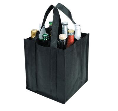 China Custom Cheap Wholesale Handled Recycled Nonwoven Beer Eco-Friendly Tote Bag for sale