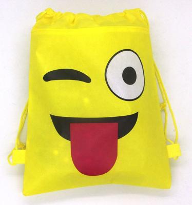 China Rope Handle Logo Non Woven Drawstring Bag Customized Gift Eco - Friendly For Promotional for sale