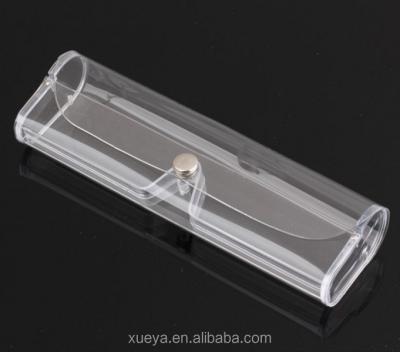 China Tough transparent PVC sunglass case box for sale