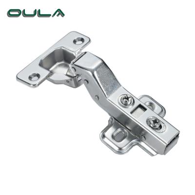 China Modern Furniture Accessories Hardware 30 Degree Spring Cabinet Kitchen Hidden Iron Soft Closing Hydraulic Clip On Hinges for sale