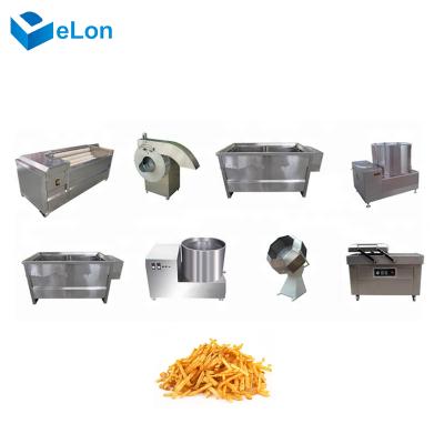 China potato chips & French Fries Processing Semi-automatic Potato Chips Making Machine for sale