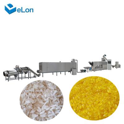 China Puffed Rice Machine Artificial Nutritional Gold Instant Rice Snacks Rice Processing Line Equipment for sale