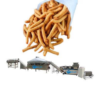 China Automatic Production And Automatic Flavoring Frying Processing Line For Syphilitic Cookie Sticks for sale