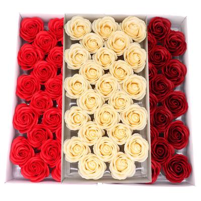 China Wedding Party Store Home Decor 25Pcs-Box Soap Rose Artificial Flower For Wedding Home for sale