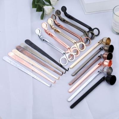 China Candle Making Scissors DIY Candle Snuffer Candle Accessories 3pcs-set for sale