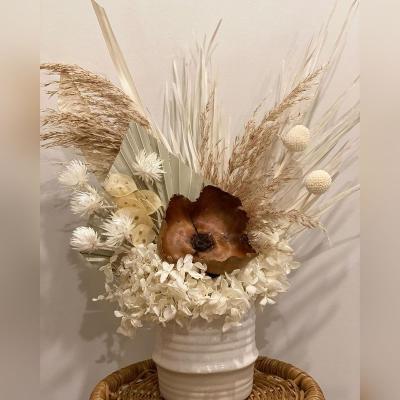 China Natural Touch Dried Pampas Grass Flowers Thatch Dried Pampas Grass Flowers for sale