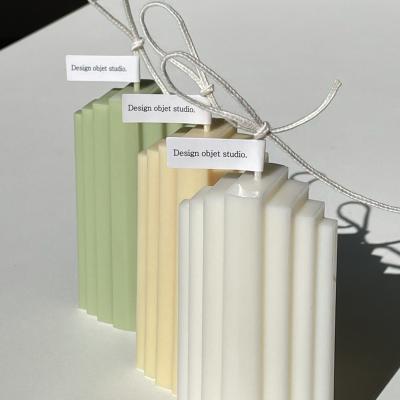 China Eco-Friendly Creative Geometric Blocks Trapezoidal Scented Candles for sale