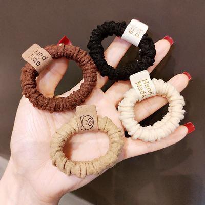 China High Hair Accessories Thickening Elastic Handmade Hair Ties For Women Accessories Female Factory Fashion Girls Wholesale Hair Ring for sale