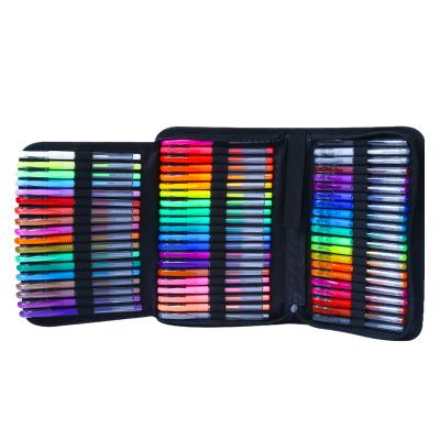 China Promotion\Business\Custom Amazon Hot Selling Multifunctional Drawing Painting School\Office Writing 120 Colors Glitter Gel Pen Set for sale