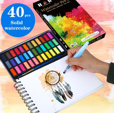 China Non-toxic watercolor paint set of 36 colors for sale